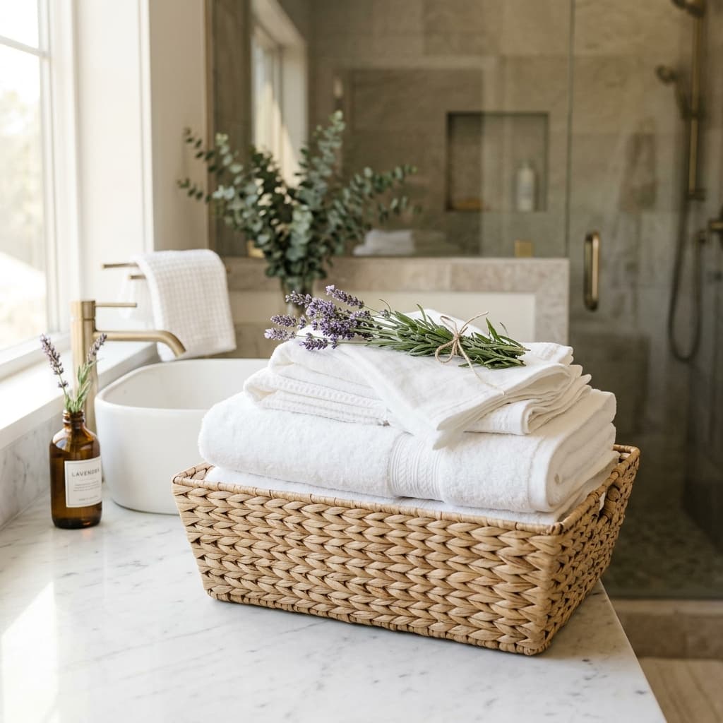 Fresh clean linens